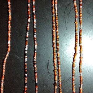 Waist beads, anklets and bracelets